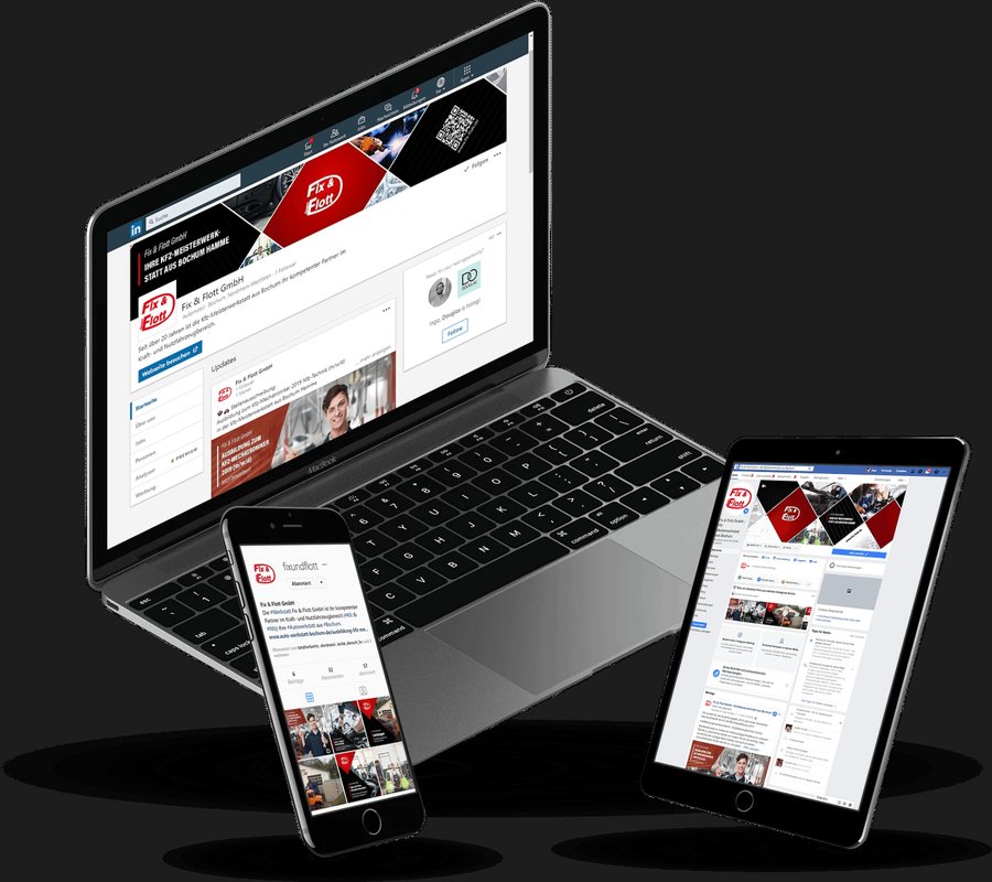 Website & SEO Spezialist aus Bochum - Fix & Flott Preview -Online Reputation Management (ORM) - Social Media