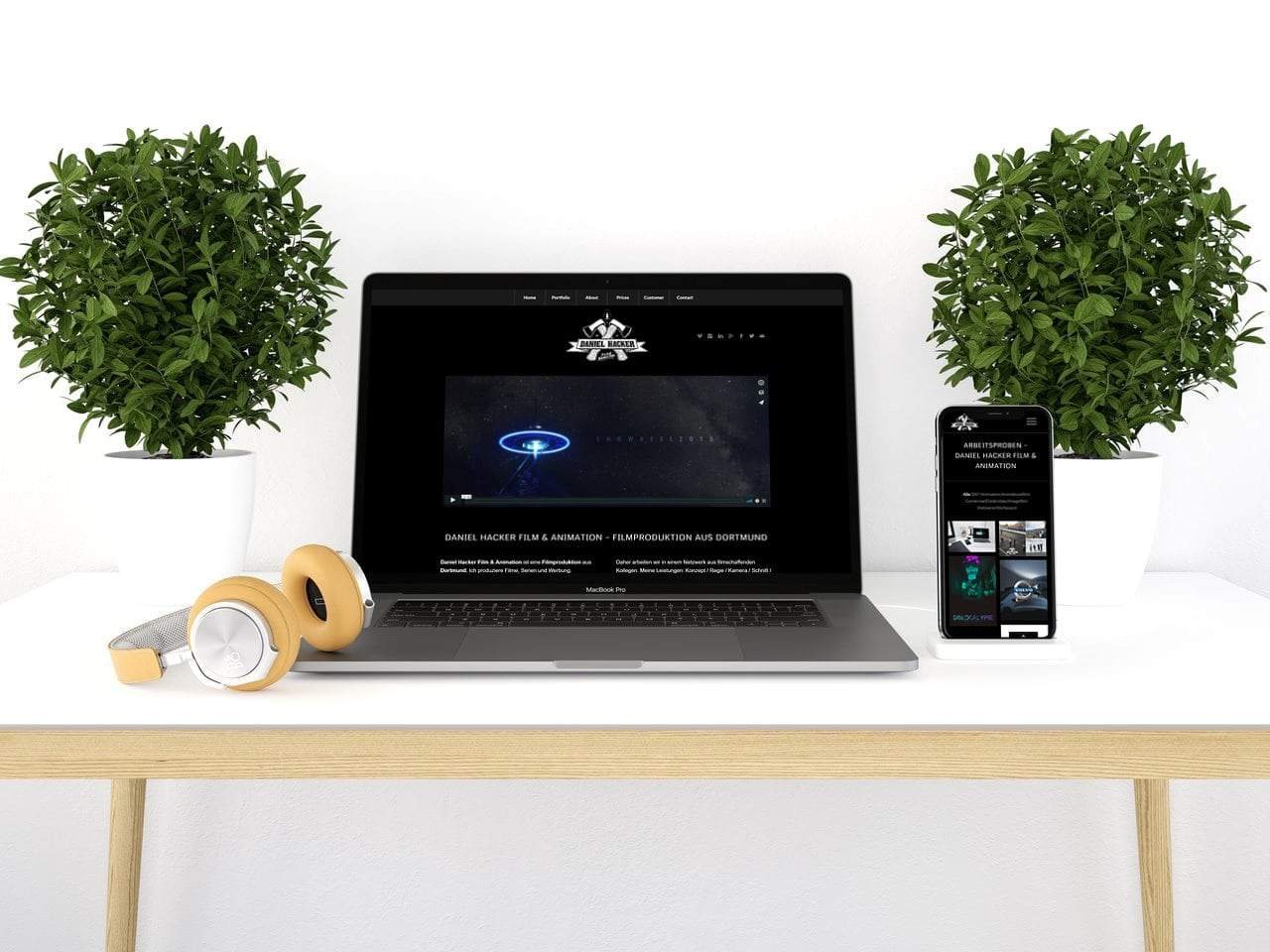 responsive SEO Website - Daniel Hacker Film Animation