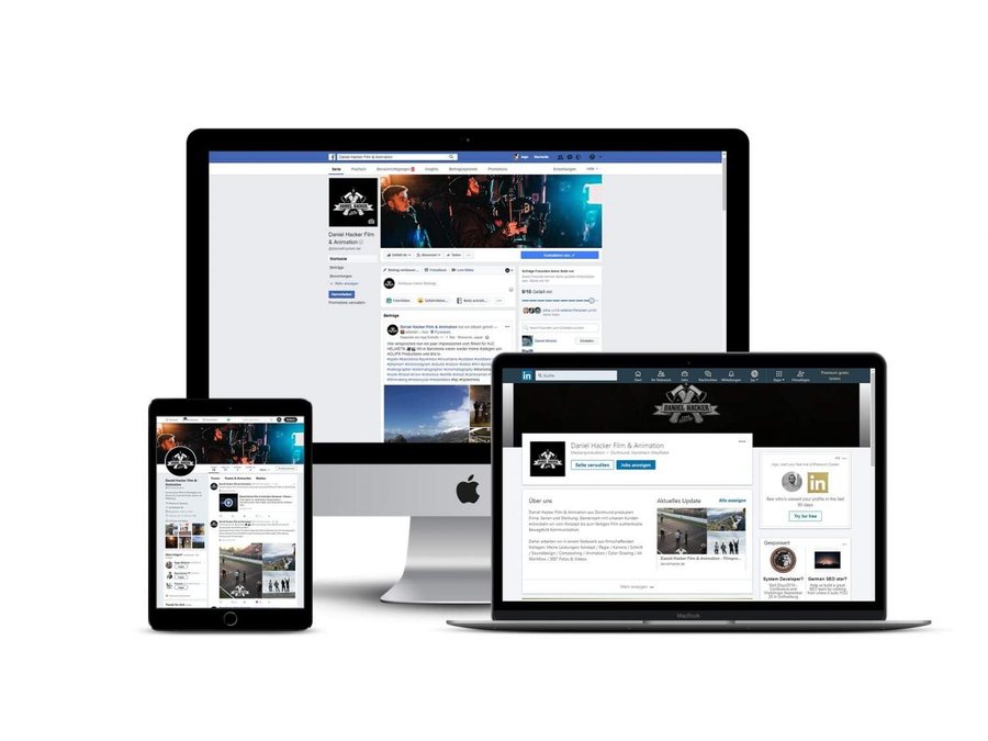 Cross Media Publishing - responsive SEO Website - Daniel Hacker Film Animation
