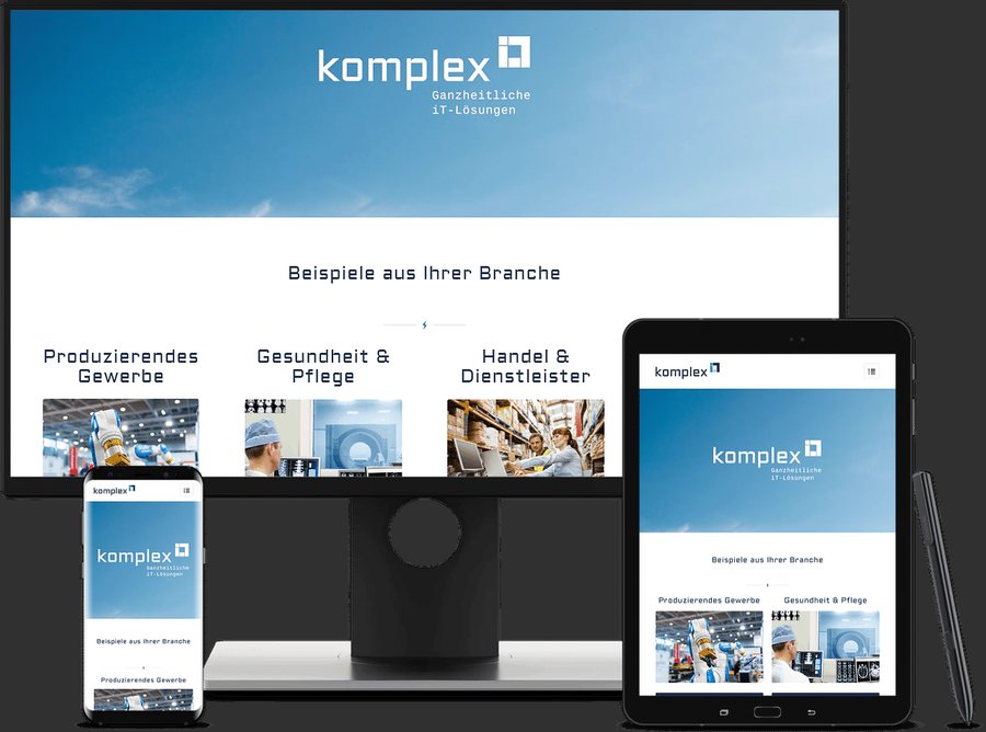 Website & SEO Spezialist aus Bochum Arbeitsprobe KomplexIT