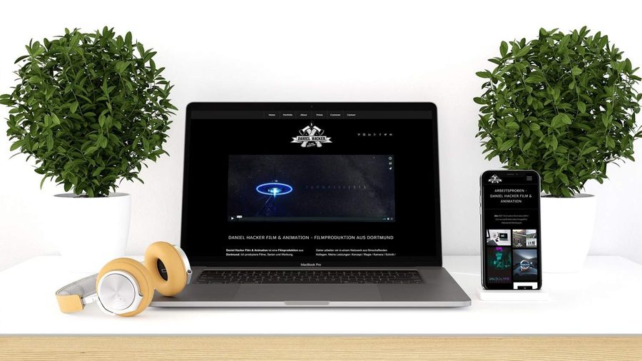responsive SEO Website - Daniel Hacker Film Animation