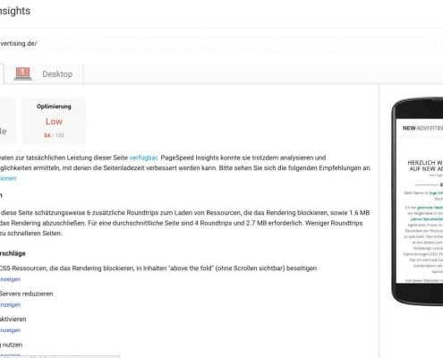 Pagespeedergebnis vor meinen Optimierungen meiner WordPress Website 2018 - SEO Marketing Blog - Ingo Schütte – Grafiker, Website & SEO Spezialist aus Bochum