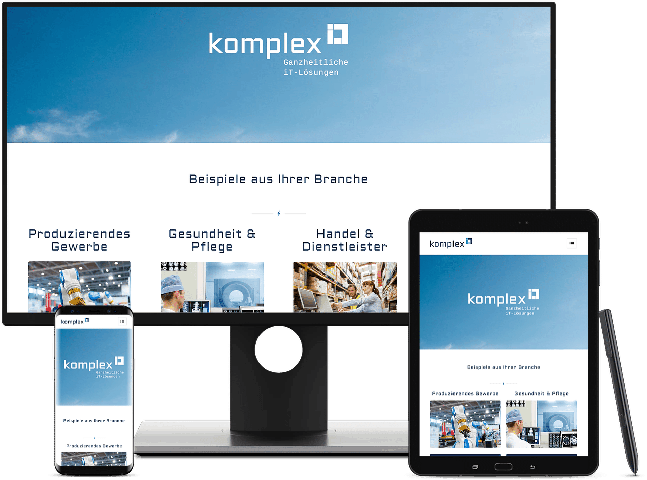 Website & SEO Spezialist aus Bochum Arbeitsprobe KomplexIT