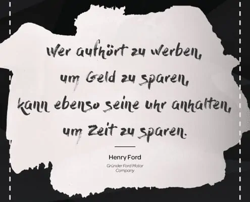 SEO Marketing Blog - Marketingweisheit Nr. 3 - Henry Ford - Ingo Schütte – Grafiker, Website & SEO Spezialist aus Bochum
